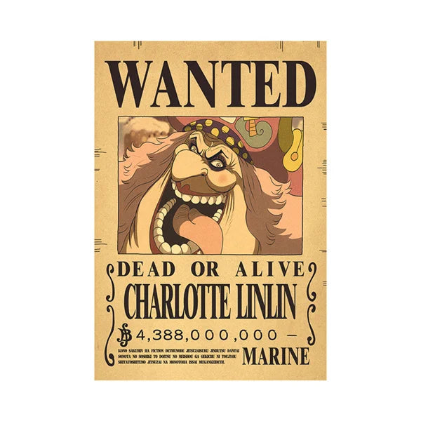 One Piece Wanted Poster