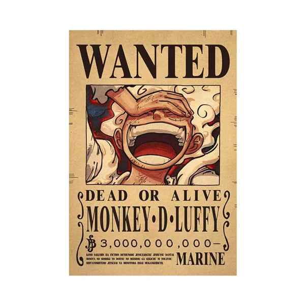 One Piece Wanted Poster