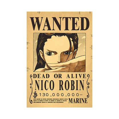 One Piece Wanted Poster