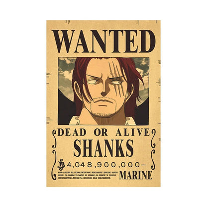 One Piece Wanted Poster