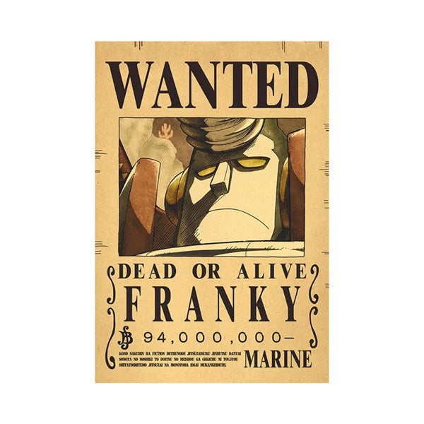 One Piece Wanted Poster