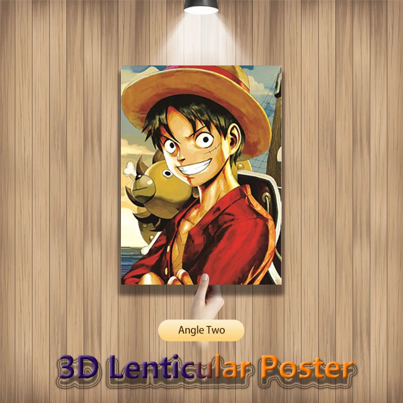 Luffy, Ace & Sabo – One Piece 3D Poster
