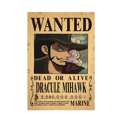 One Piece Wanted Poster