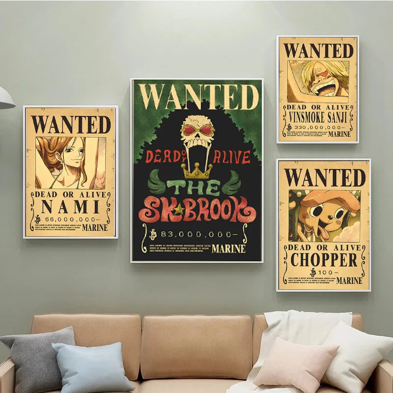 One Piece Wanted Poster