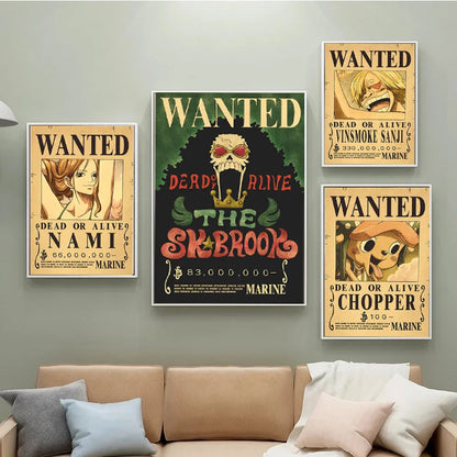 One Piece Wanted Poster