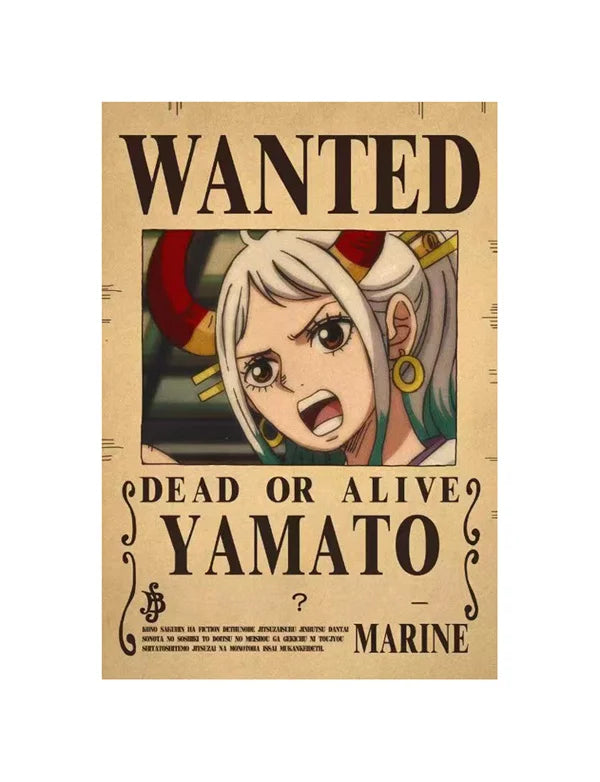 One Piece Wanted Poster