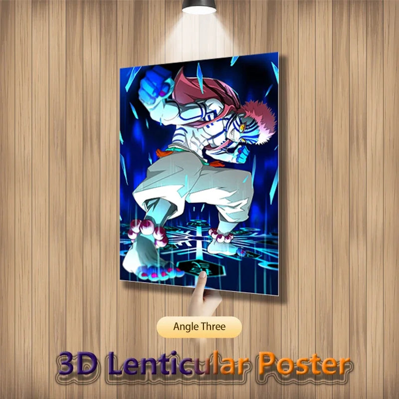 Rengoku vs Akaza – Demon Slayer 3D Poster