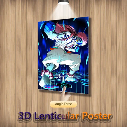 Rengoku vs Akaza – Demon Slayer 3D Poster