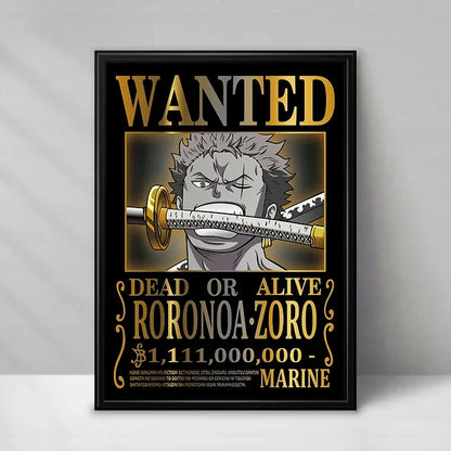 One Piece Wanted Posters – Midnight Edition