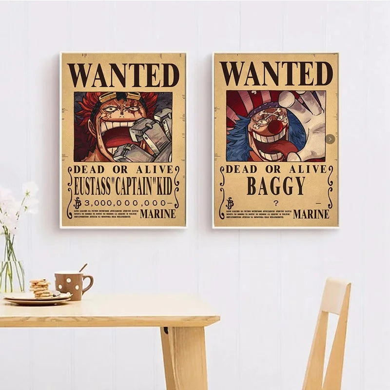 One Piece Wanted Poster