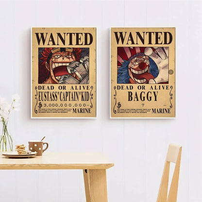One Piece Wanted Poster