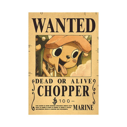 One Piece Wanted Poster