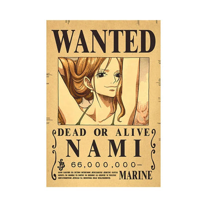 One Piece Wanted Poster