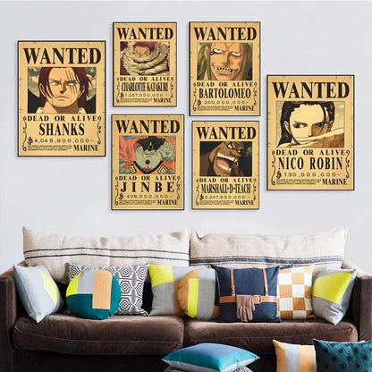 One Piece Wanted Poster