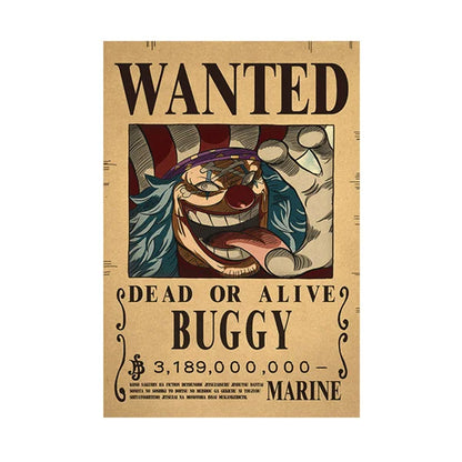 One Piece Wanted Poster