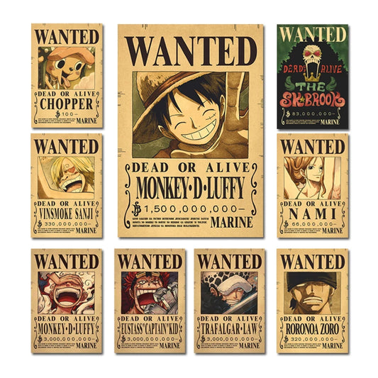 One Piece Wanted Poster