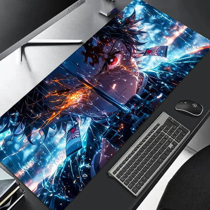 Demon Slayer Water & Flame Series Mousepad