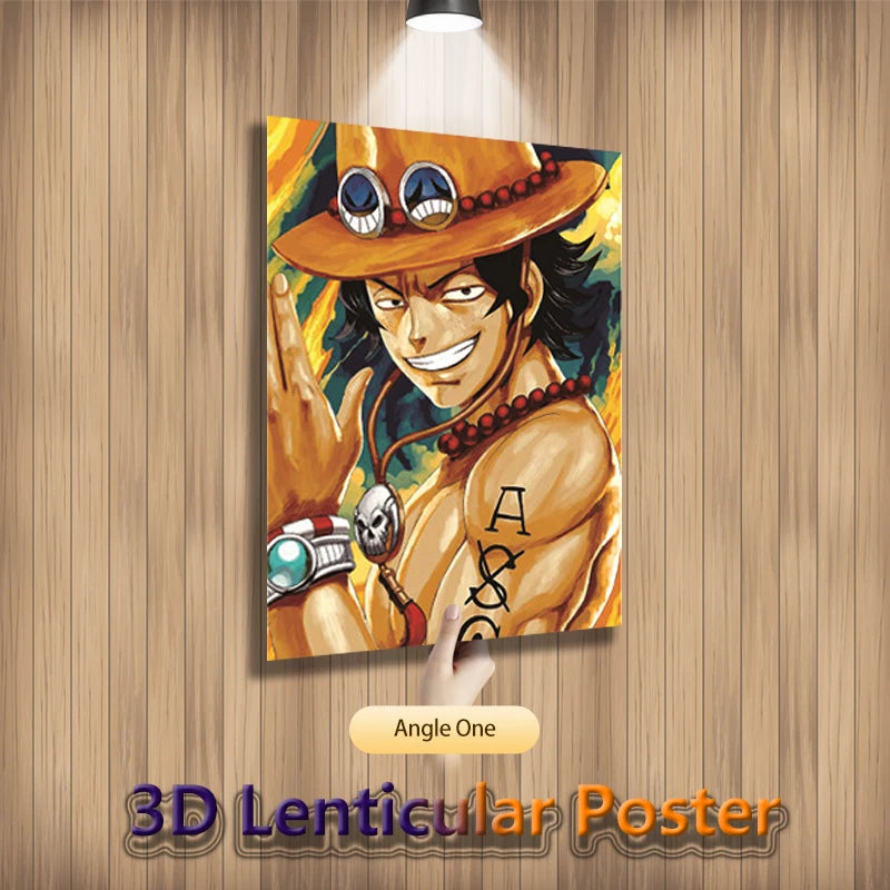 Luffy, Ace & Sabo – One Piece 3D Poster