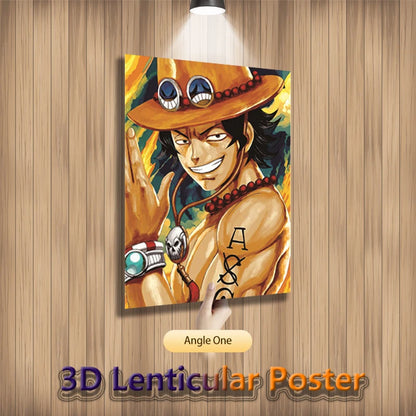 Luffy, Ace & Sabo – One Piece 3D Poster