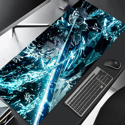 Demon Slayer Water & Flame Series Mousepad