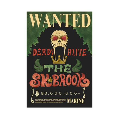 One Piece Wanted Poster