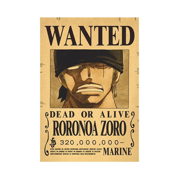 One Piece Wanted Poster