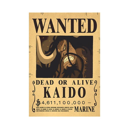 One Piece Wanted Poster