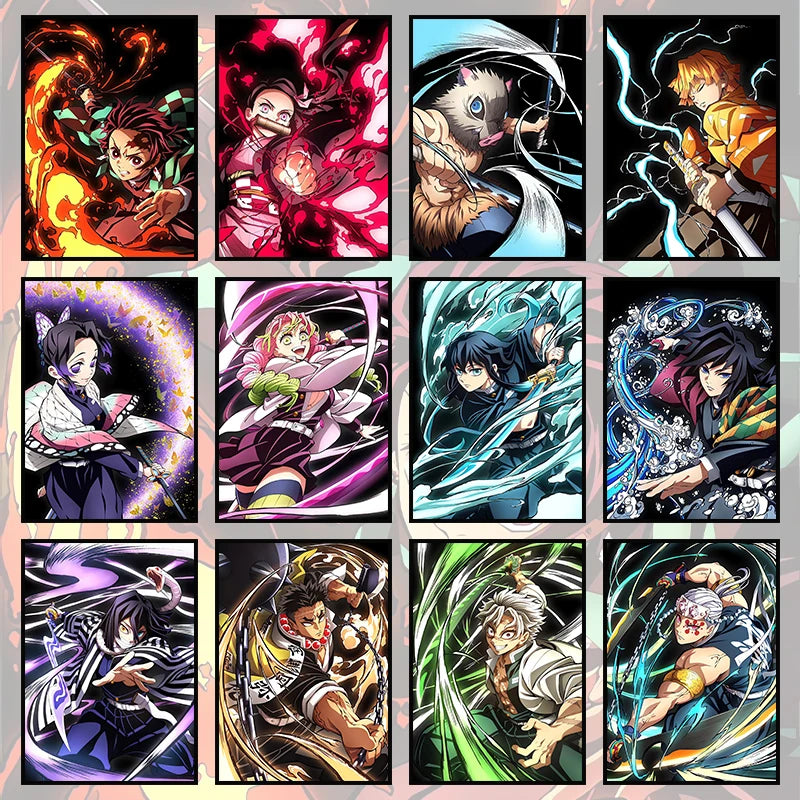 Demon Slayer Flames Posters