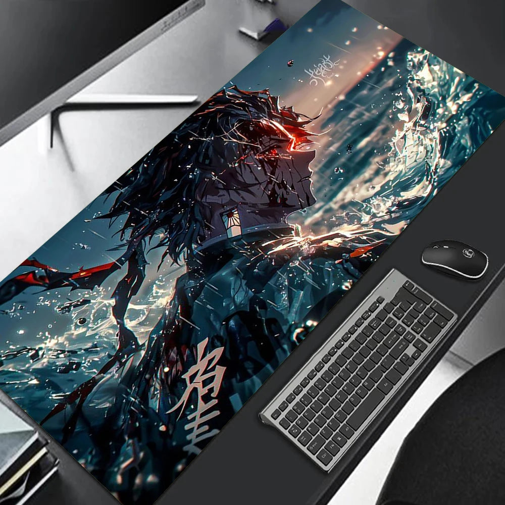 Demon Slayer Water & Flame Series Mousepad