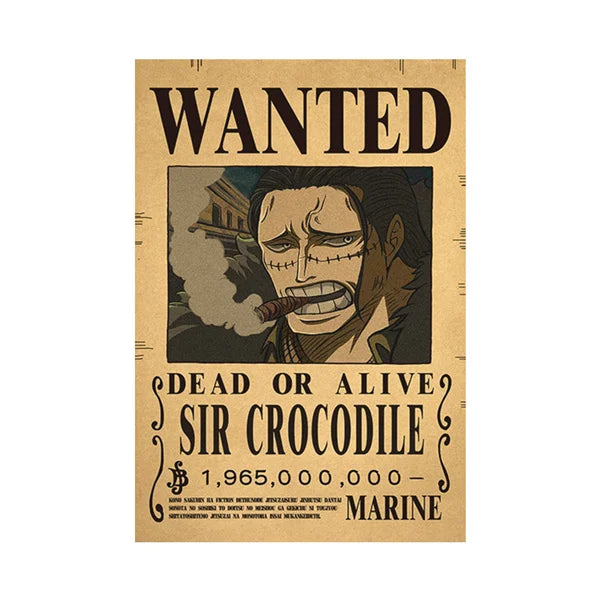 One Piece Wanted Poster