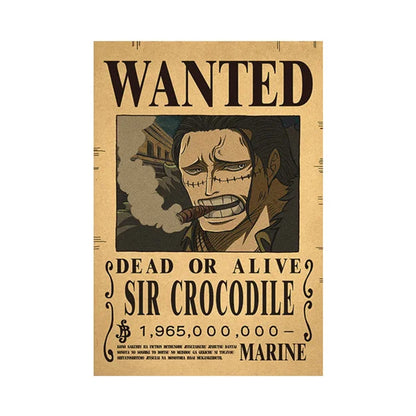 One Piece Wanted Poster