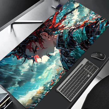 Demon Slayer Water & Flame Series Mousepad