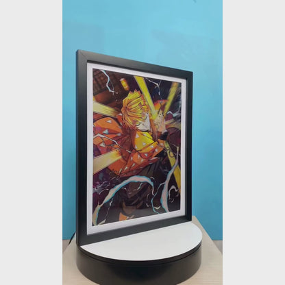 Tanjiro, Nezuko & Zenitsu – Demon Slayer 3D Poster