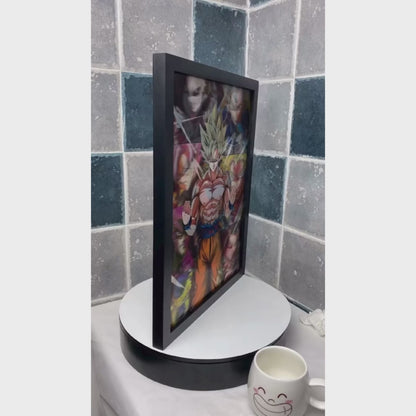 Goku Evolution – Dragon Ball Z & Super 3D Poster