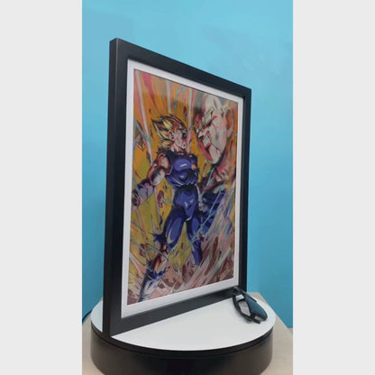 Goku, Gohan & Vegeta – Dragon Ball Z 3D Poster